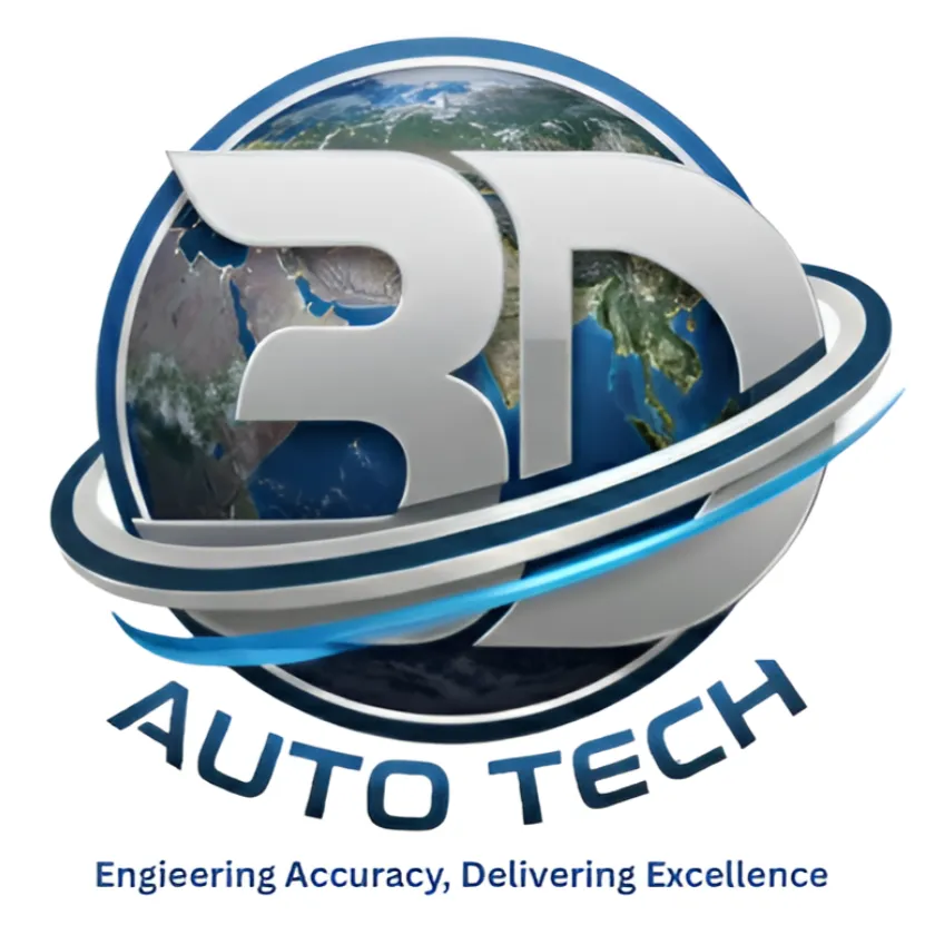 3D Auto Tech Logo